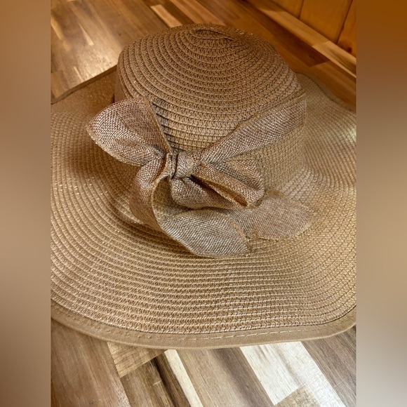 NWOT SHEIN Women’s Beige Floppy Sun Hat - Picture 2 of 8